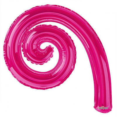 До 14" Завиточка Спіральна Kurly Spiral Magenta