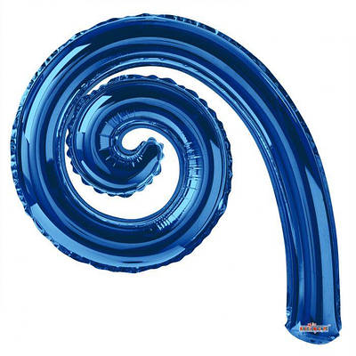 До 14" Завиточка Спіральна Kurly Spiral Royal Blue