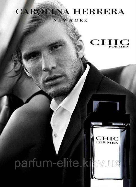 Мужская туалетная вода Carolina Herrera Chic For Men 100ml(TESTER) - фото 4 - id-p18259153