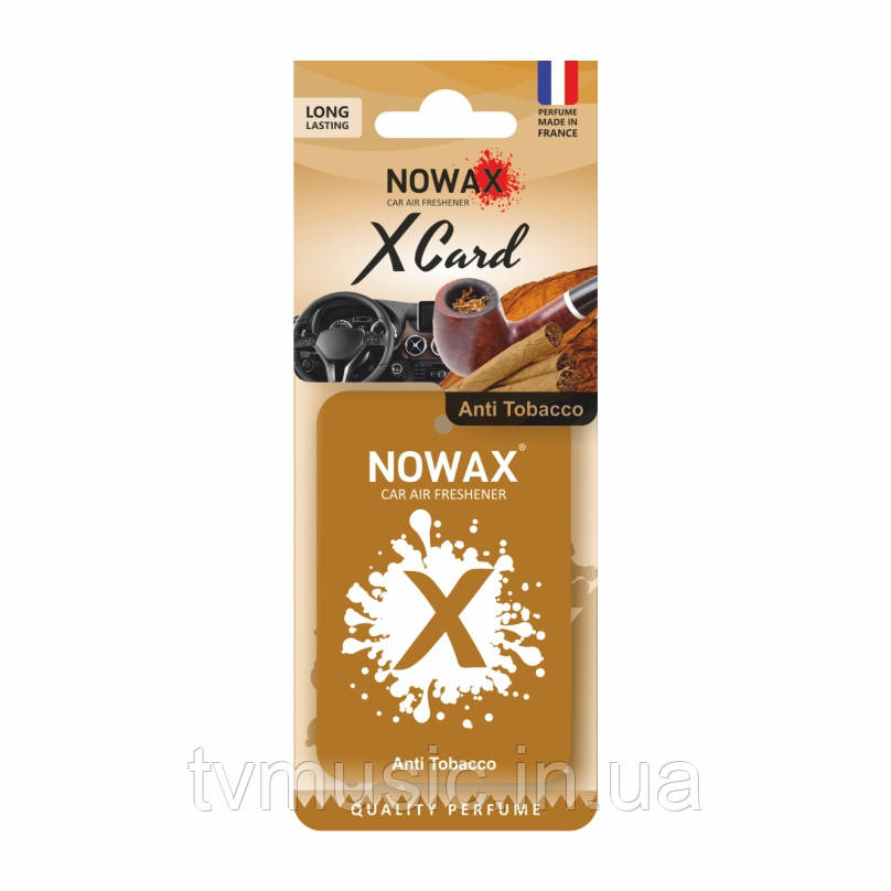 Ароматизатор у машину Nowax X Card Anti Tobacco NX07543