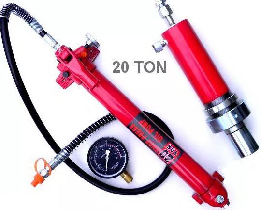 Насос гидравлический 20 тонн 97106 + Цилиндр гидравлический для пресса ...