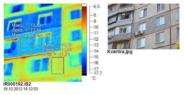 Тепловізійне обстеження будівель, фото 1