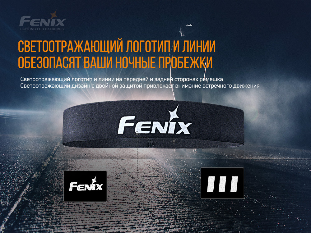 Пов'язка на голову Fenix AFH-10 чорна - фото 7 - id-p1131995924