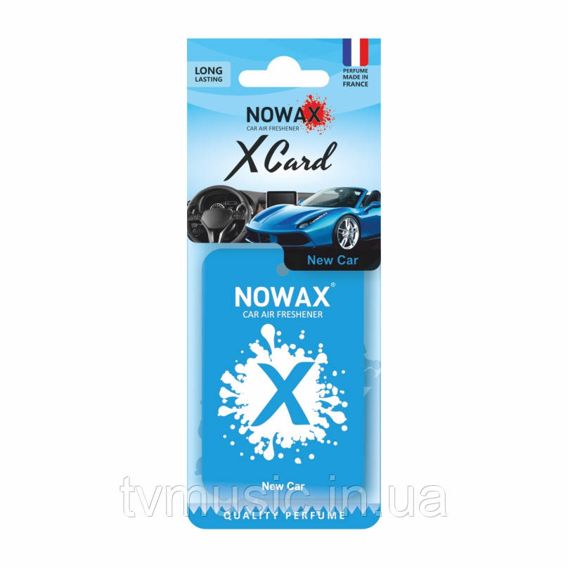 Ароматизатор у машину Nowax X Card New Car NX07534