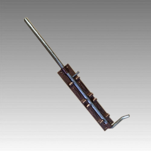 Шпінгалет "420" гаражний 420*60 мм (чорний), фото 1