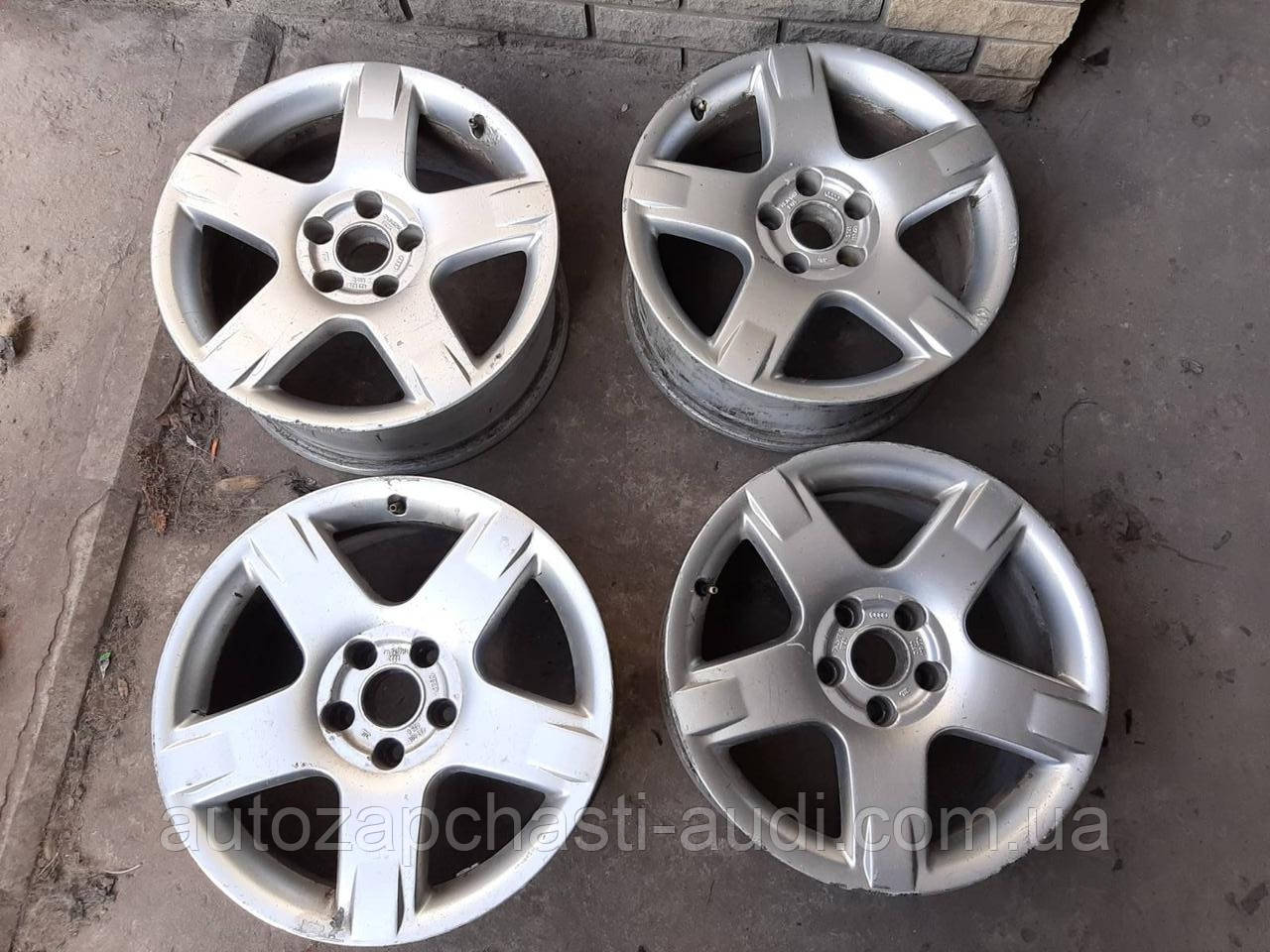 Оригінальні литі диски Audi R17 5x112 ET 25, фото 1