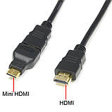 Кабель Hdmi на Hdmi 1.5 м 3 в 1 micro mini hdmi, фото 5