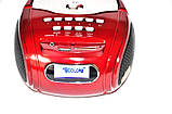 Бумбокс колонка MP3 USB радіо Golon RX 186 Red, фото 2