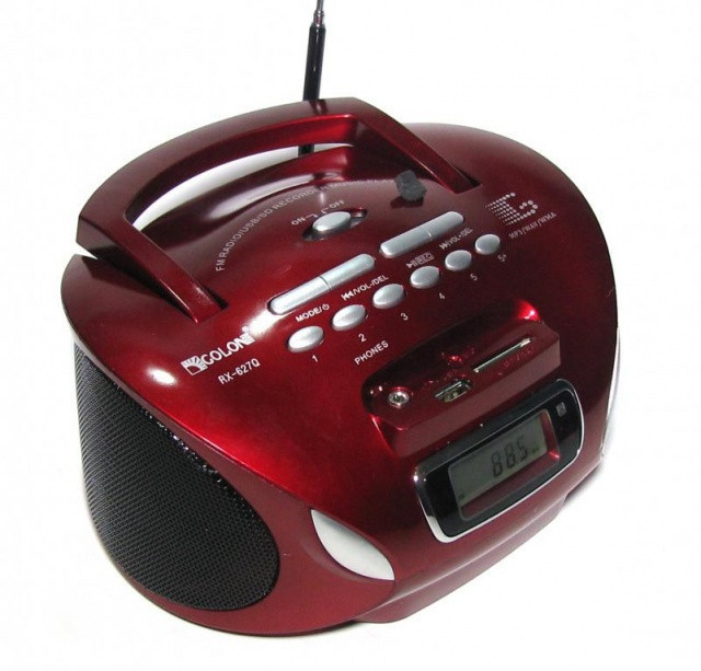 Бумбокс колонка MP3 USB радио Golon RX 627 Red, фото 1