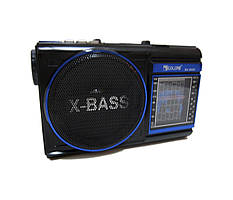 Радіоприймач колонка MP3 Golon RX-9009 Blue