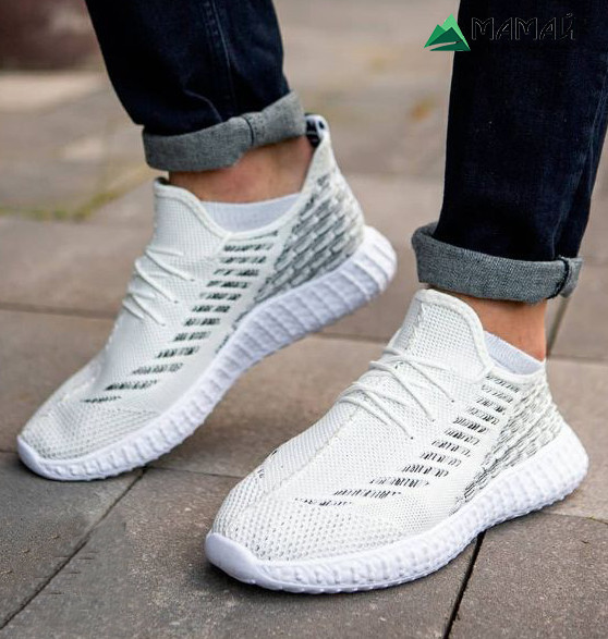 Кросівки чоловічі сітка білі