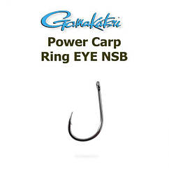 Крючок GAMAKATSU POWER CARP RING EYE NSB - 10шт №10