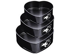 Набір форм для випічки із 3шт сердечка Empire 9863