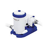 Басейн Bestway 56883 каркасний Ø 610 х132 см, фільтр-насос 9463 л/ч, сходи, тент, дозатор, фото 6
