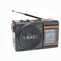 Радіоприймач колонка MP3 Golon RX-9009 Wooden