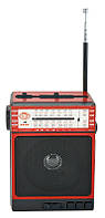 Радіоприймач колонка MP3 Golon RX-077 Red