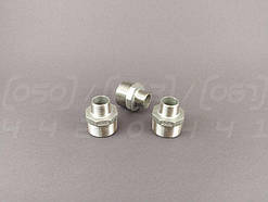 Ніпель перехідний різьбовий DN25x15 (1"x1/2") нержавіючий, н/ж сталь AISI 304, з шестигранником, Class 150