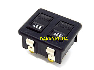 Блок кнопок склопідіймача на 2 двері універсальний