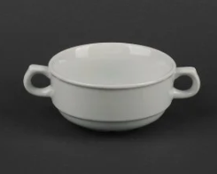 Бульйонниця порцелянова Helios з ручками 350 мл (HR1552), фото 1