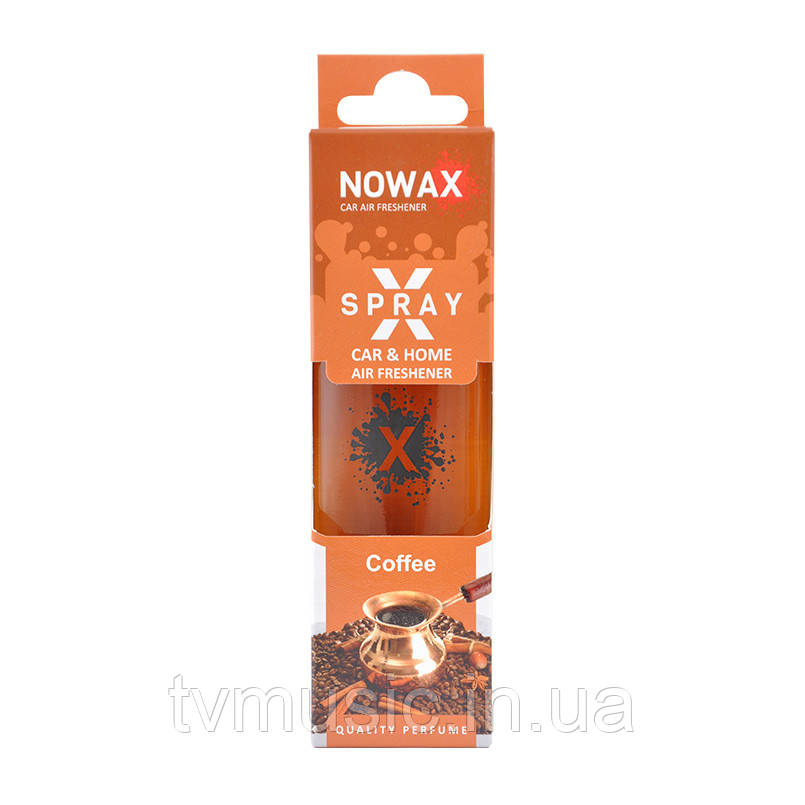 Ароматизатор у машину Nowax X Spray Coffee NX07596 50 мл