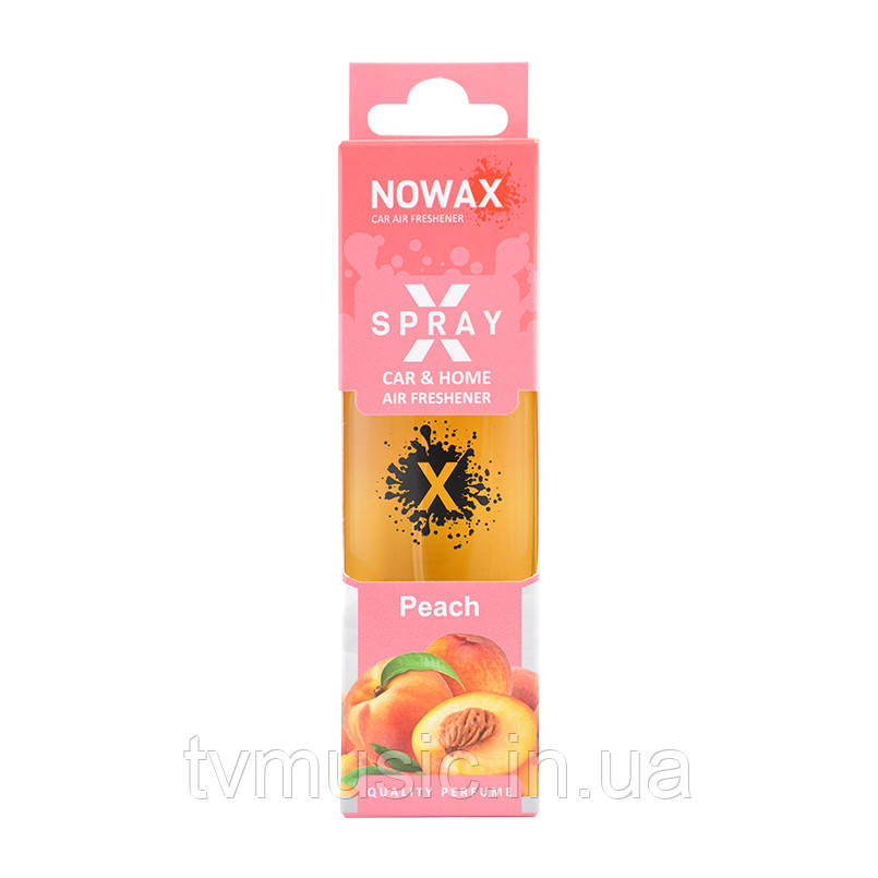 Ароматизатор у машину Nowax X Spray Peach NX07602 50 мл