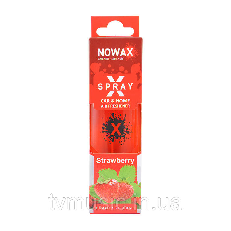 Ароматизатор у машину Nowax X Spray Strawberry NX07593 50 мл
