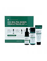 Набор для проблемной кожи с кислотами SOME BY MI AHA/BHA/PHA 30 Days Miracle Starer Kit (3 средства)