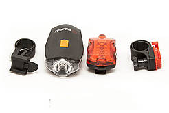 Велосипедний вело ліхтарик зі стопом KK-606