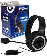 Проводная гарнитура с микрофоном для PS4 Elite (ORB)