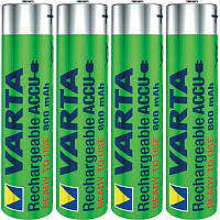 4шт Акумулятор мізинчик Varta AAA 800 mAh