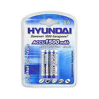 2шт Акумулятор пальчиковий Hyundai AA 1500 mAh