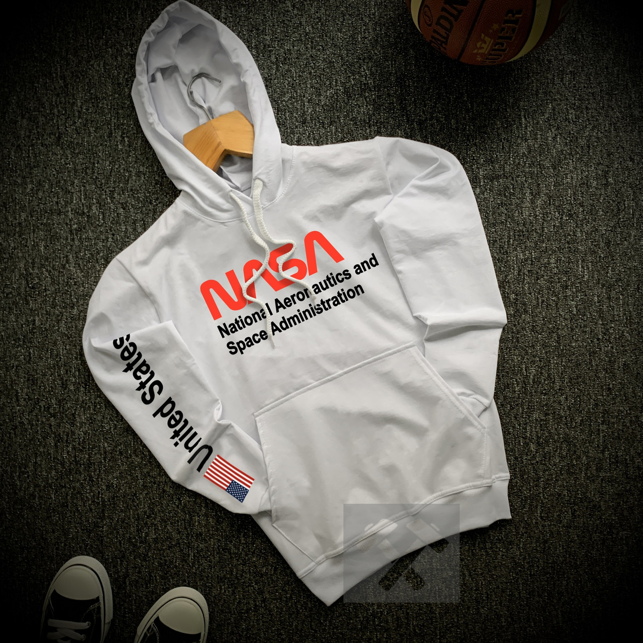 Чоловіче біле худі Nasa
