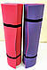 Спортивний двошаровий універсальний килимок (каремат) для занять спортом "АЕРОБІКА 8"., фото 7