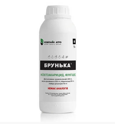Інсекто-аккарицид і фунгіцид Брунька, 1 л, "Кемилайн Агро", Україна, фото 2