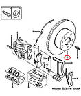 Гальмівний диск передній R15 Fiat Ducato 230, Peugeot Boxer, Citroen Jumper (94-02), 71738905, 4249H8, 4246X9, фото 5