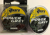 Шнур Akara Power Grey 100m (серый) 0.12mm/5.6kg