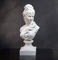 Гіпсовий бюст дівчини (білий) 32,5 см
