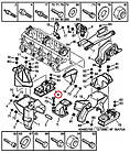 Подушка двигуна права на Fiat Ducato 230, Peugeot Boxer, Citroen Jumper (94-02), 1307907080, 182719, фото 6