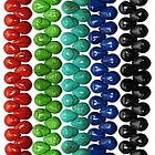 Намистини 14 мм Краплі Середні Чорні, Камінь Бірюза Синтетична, Близько 40 см, Фурнітура для Біжутерії, Рукоділля, фото 5