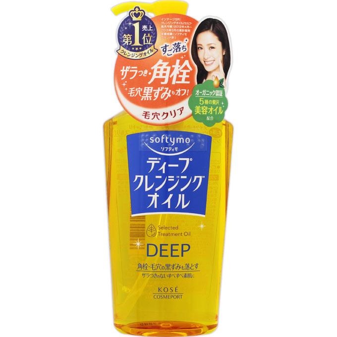 KOSE Softymo гідрофільна олія для глибокого очищення шкіри, 230 мл