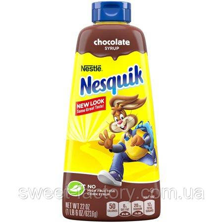 Шоколадний сироп Nesquik Chocolate Syrop 623g, фото 1