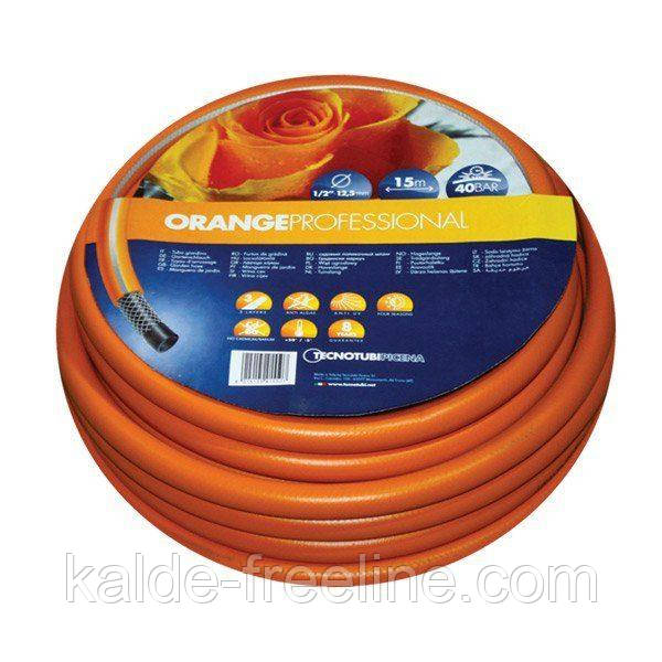 Шланг садовий Tecnotubi Orange Professional для поливу діаметр 1 дюйм, довжина 25 м (OR 1 25)