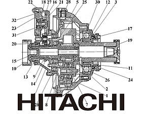 Бортова передача для спецтехніки Hitachi