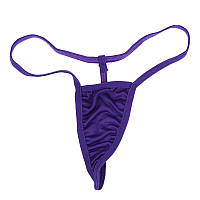 Еротичні трусики стрінги жіночі фіолетові. Еротична сексуальна нижня білизна