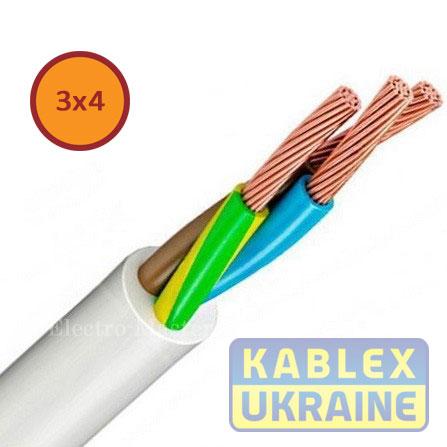 Дріт мідний ПВС 3х4 Одеса Каблекс