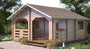 Модульний садовий будиночок 5,5x5,8м Gartenhäuser-13