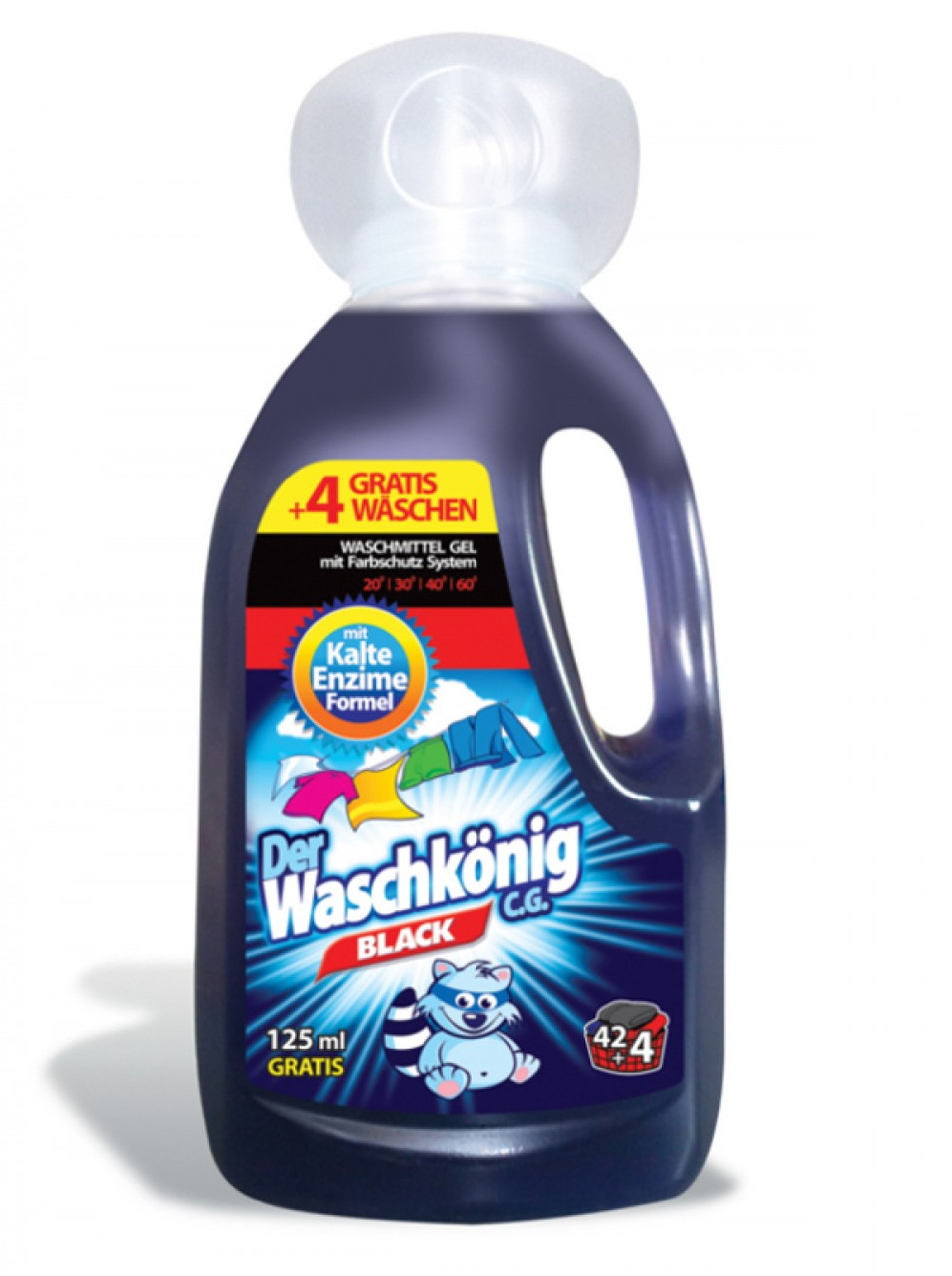 Гель для прання темних речей Der Waschkonig Black 1.625 мл.