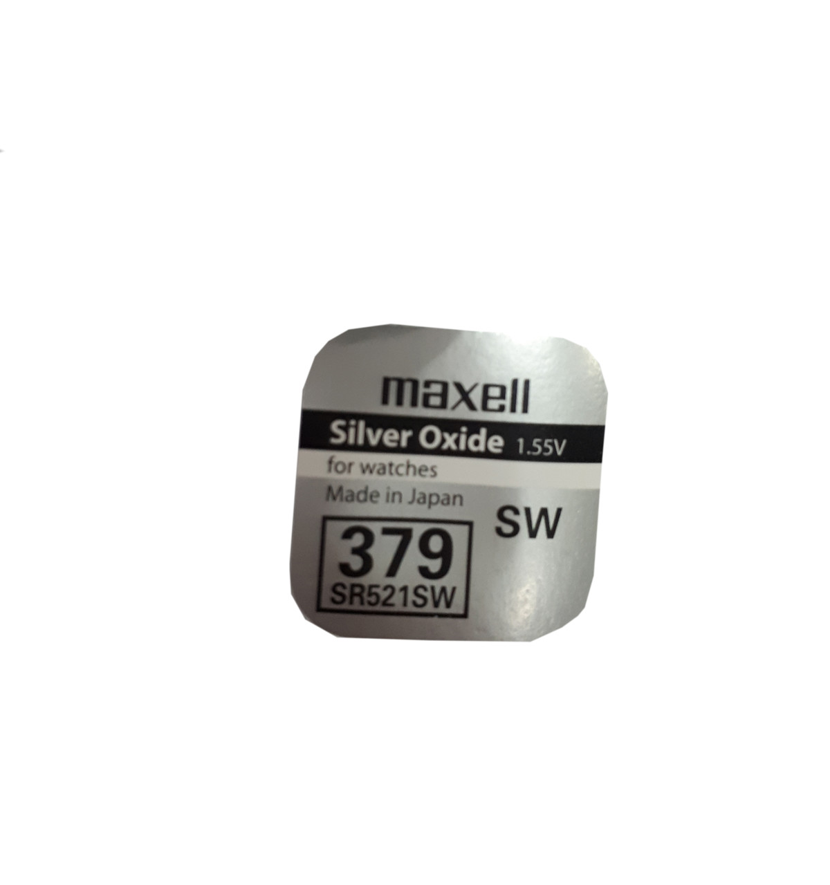 Батарейка годинникова Maxell SR 521 SW (379), фото 1