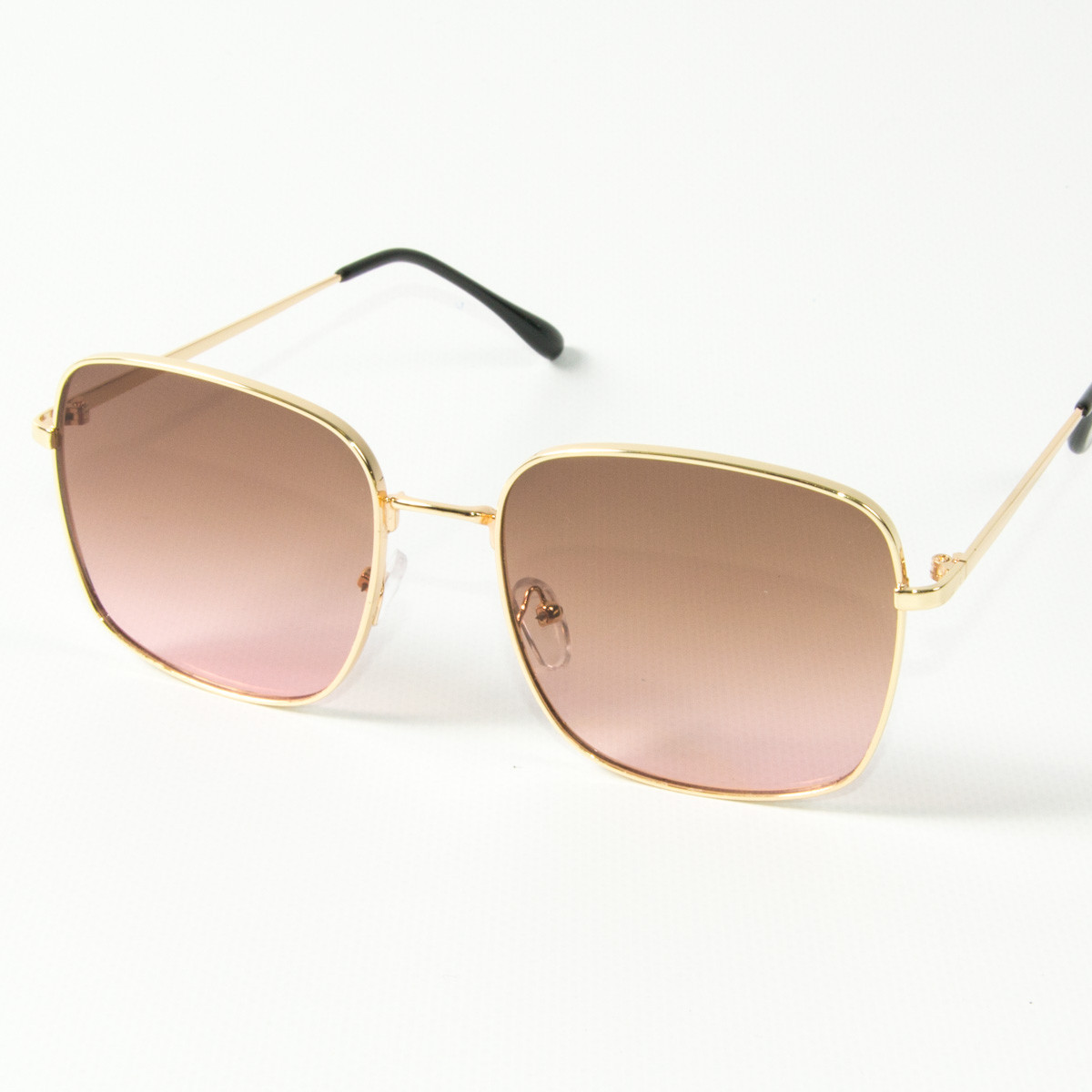 Квадратні сонцезахисні окуляри (арт. 80-661/1) коричневі