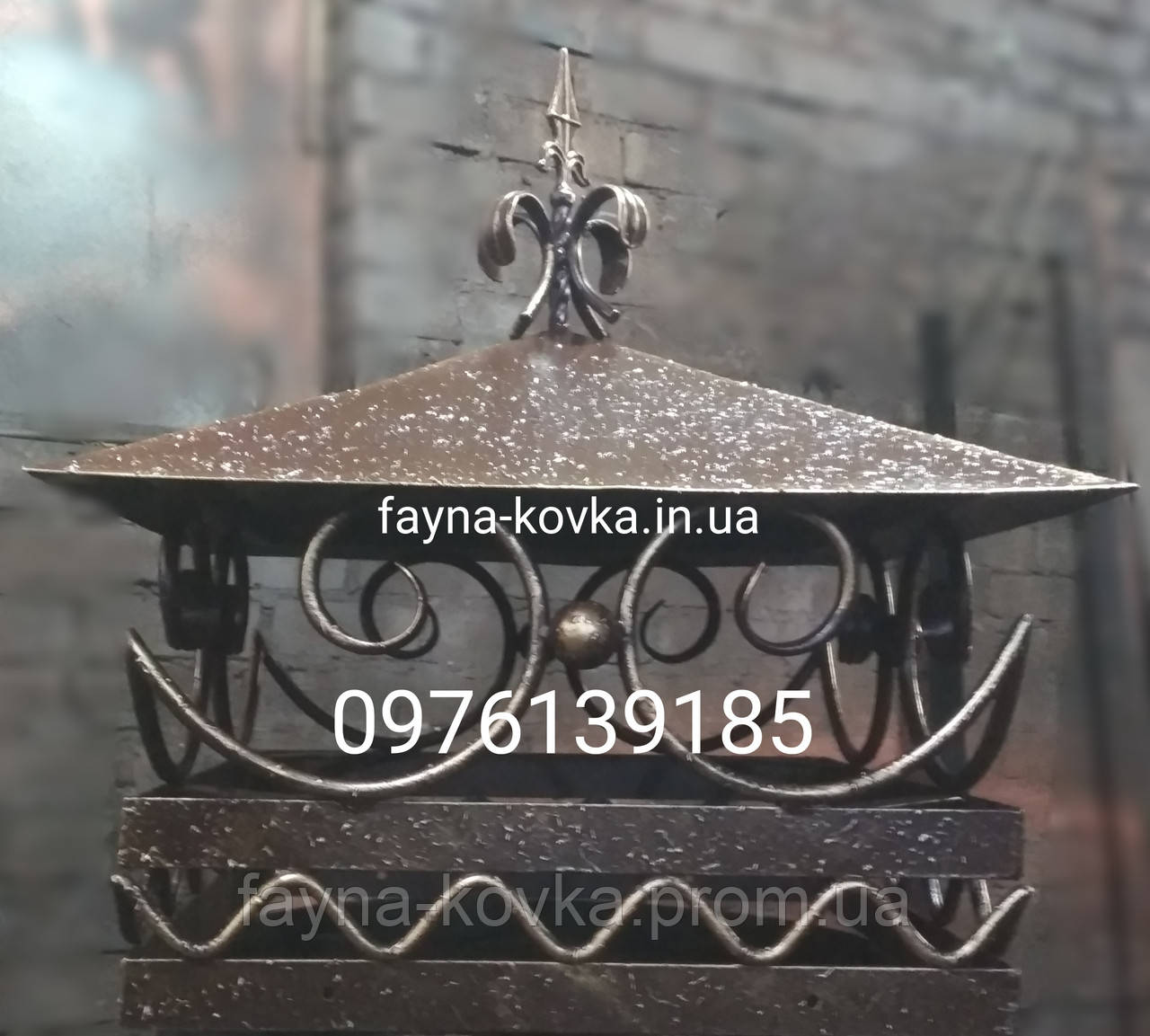 Дашок на комин. Кування на трубу. Флюгер.